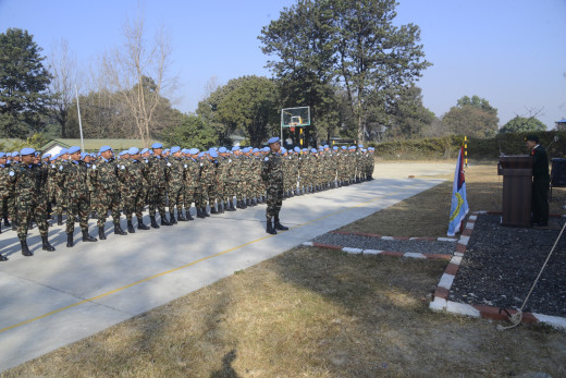 लेवनानमा तैनाथ नेपाली शान्ति सैनिकको अदलीबदली