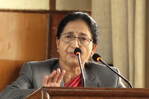 ३३ प्रतिशत मन्त्री महिला चाहिन्छ, एक–दुई जना नमुना राखेर हुँदैन : उपाध्यक्ष अर्याल