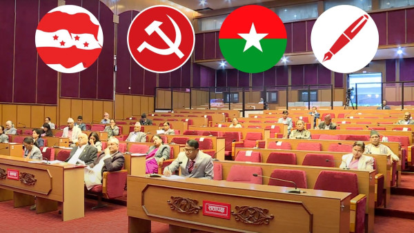 फेरियो दलीय समीकरण, राष्ट्रिय सभामा माओवादी ठूलो, एमाले तेस्रो