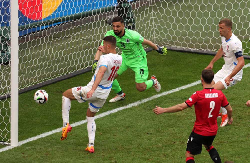 युरोकपमा जर्जिया र चेक रिपब्लिक बराबरीमा रोकिए