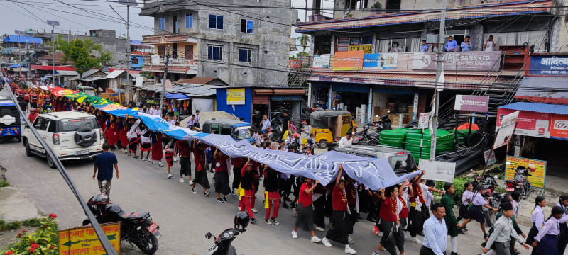 झापामा बुद्धचित्र प्रदर्शन