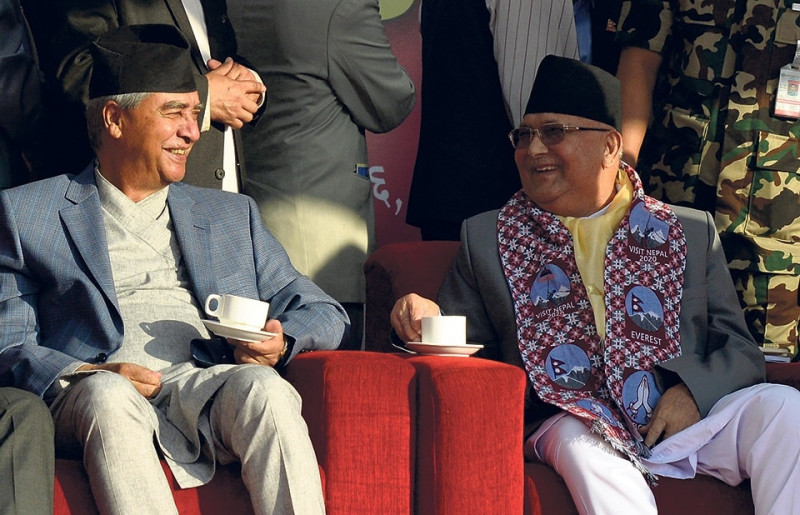 कांग्रेस–एमाले गठबन्धनप्रति बालेनको व्यङ्ग्य– ‘काले काले मिलेर खाऊँ भाले!’