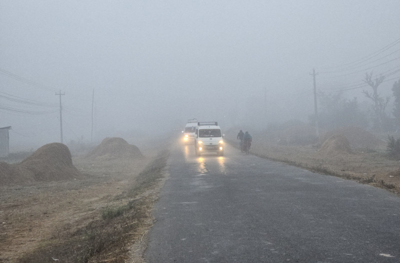 आजको मौसम : तराई र उपत्यकामा हुस्सु र कुहिरो