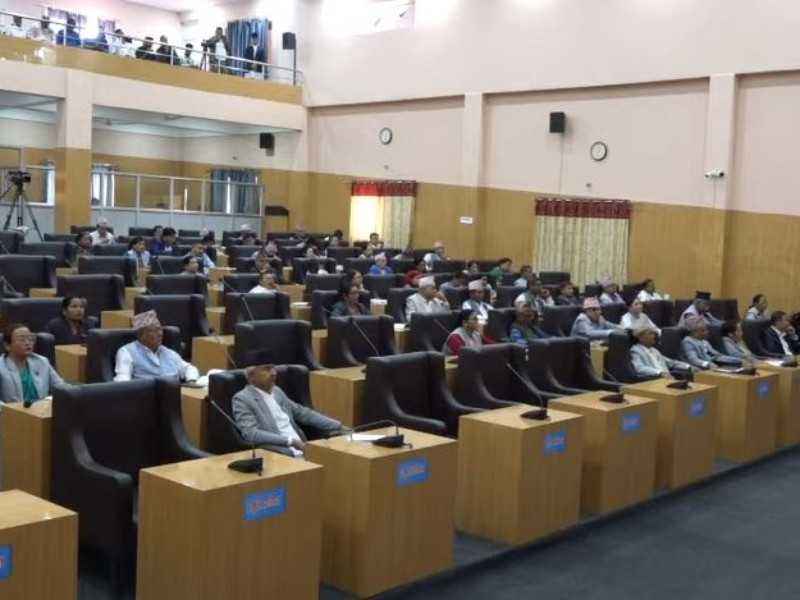 कोशी प्रदेशसभाद्वारा विनियोजन विधेयक बहुमतले पारित