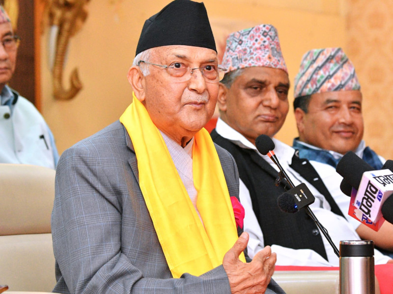 कांग्रेसप्रति ओलीको कटाक्ष– देश बनाउन सिन्को नभाच्ने, अनि उसै स्याल हुइँया गर्ने? 