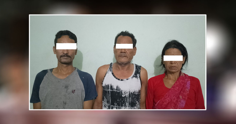बुहारीको हत्या आरोपमा सासू–ससुरासहित तीन पक्राउ
