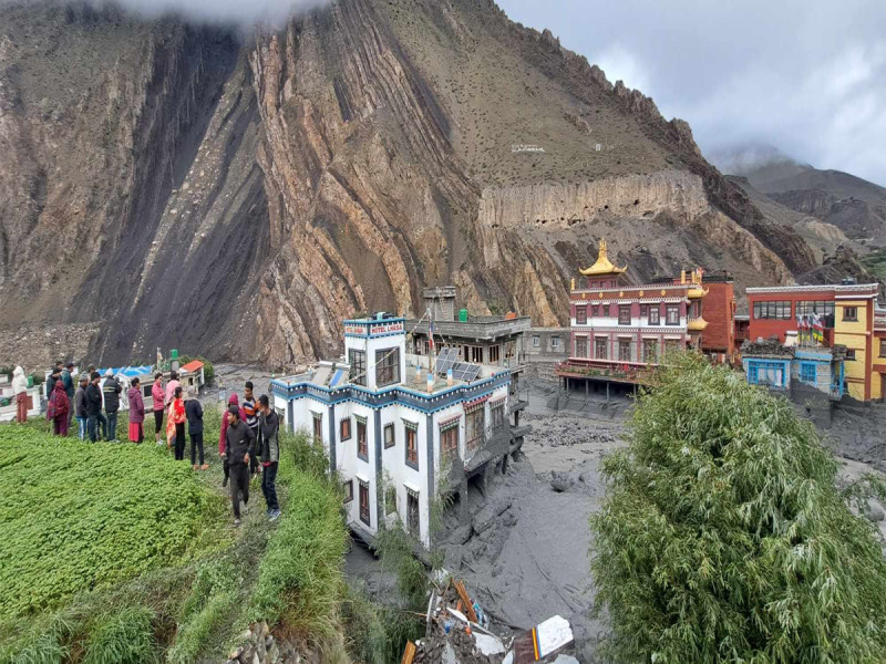 कागबेनीमा बाढीले पुर्‍याएको क्षति [तस्बिरहरू]