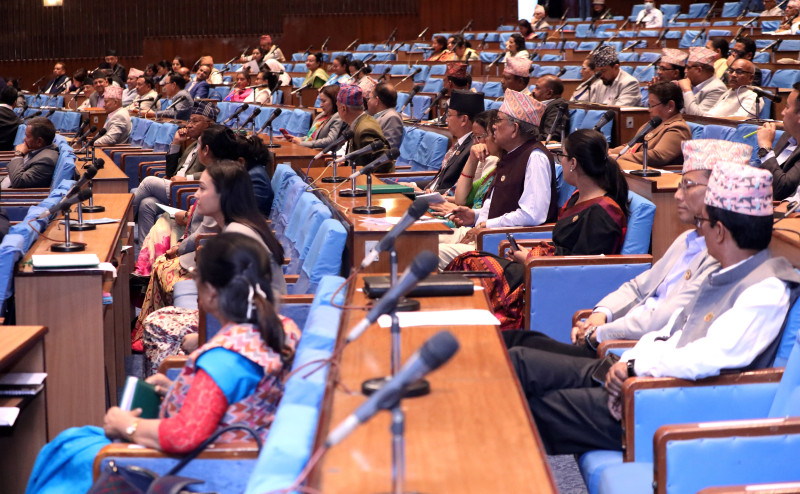 प्रतिनिधिसभा बैठक बस्दै, बजेट पास गर्ने कार्यसूची