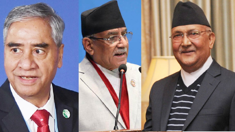 प्रचण्डले ओली र देउवालाई बोलाए बालुवाटार