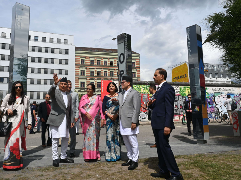 राष्ट्रपति पौडेलले गरे पूर्वी बर्लिनको अवलोकन, नेपाल फर्किने तयारी   