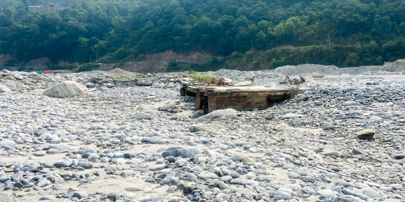बाढीले मेलम्ची र फट्टेको ह्युमपाइपमा क्षति पुर्‍यायो