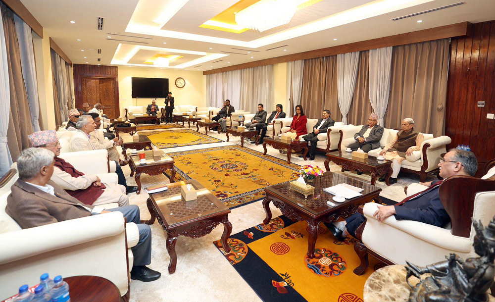 सत्तारुढ गठबन्धनको बैठक बस्दै, मन्त्रालय भागबन्डा र न्यूनतम साझा कार्यक्रममा सहमति खोजिने