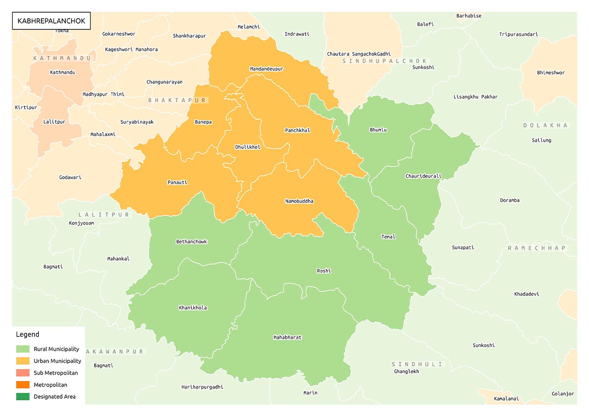 काभ्रेपलाञ्चोकमा तीन हजार सात सय घर उच्च जोखिममा