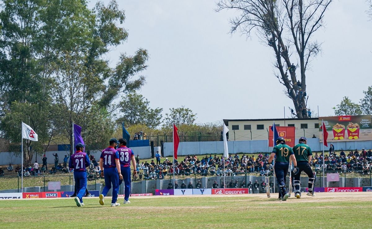 नेपाल र आयरल्याण्डबीचको खेल वर्षाले स्थगित
