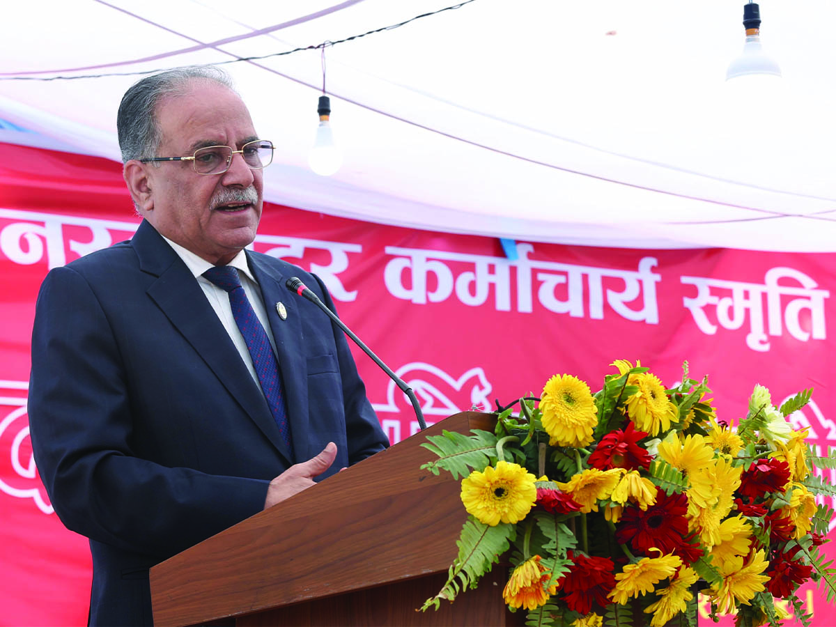 समाजमा अराजक गतिविधि बढे, बुद्धिजीवीले हस्तक्षेप गर्न आवश्यक देखियो : प्रधानमन्त्री प्रचण्ड