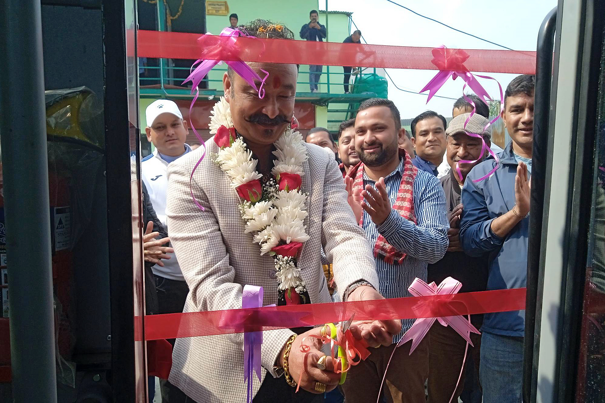 सामाखुसी यातायात प्रालीद्वारा थप बस सञ्चालन