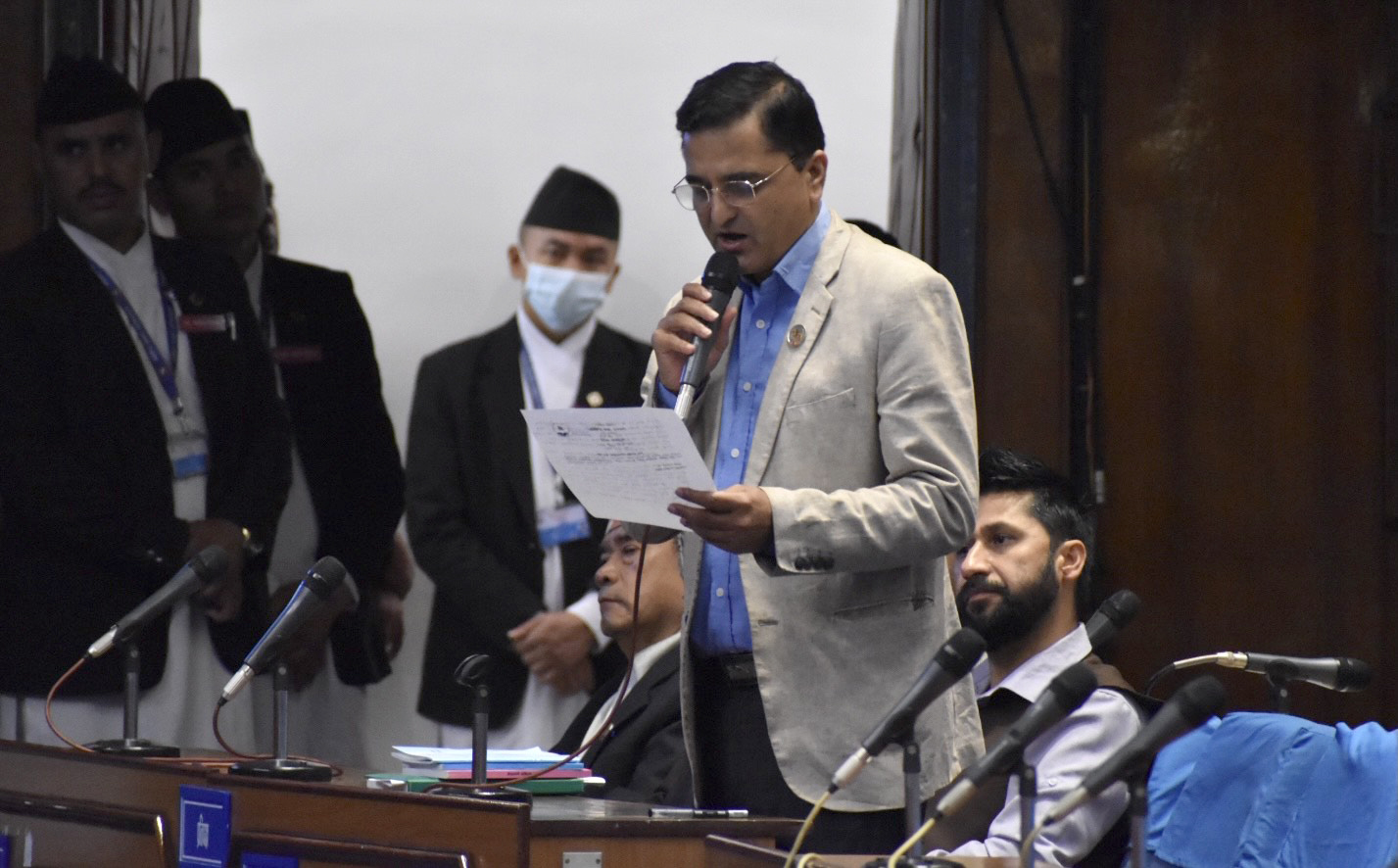 नेपाल जलवायु परिवर्तन पीडित राष्ट्र बन्यो : सांसद भट्टराई 