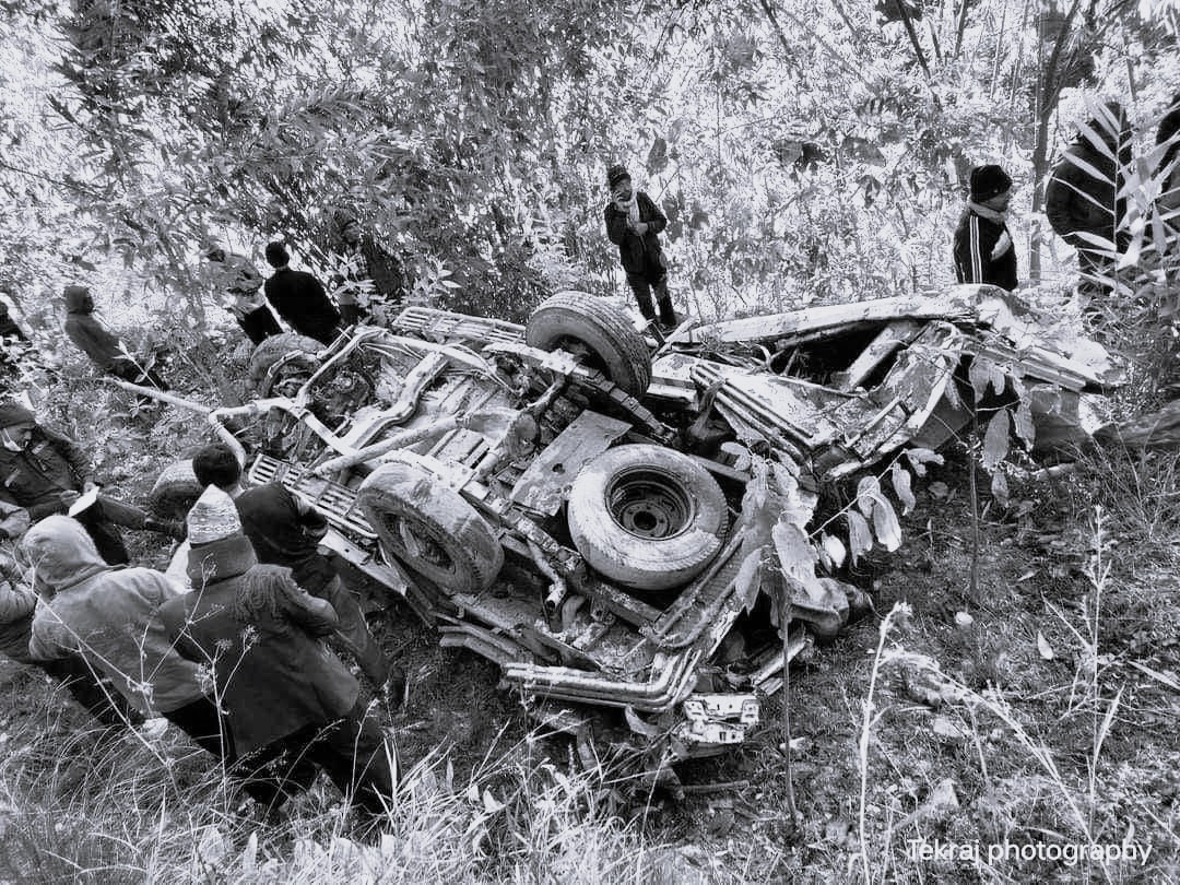 अर्घाखाँचीमा जीप दुर्घटना हुँदा दुई जनाको मृत्यु