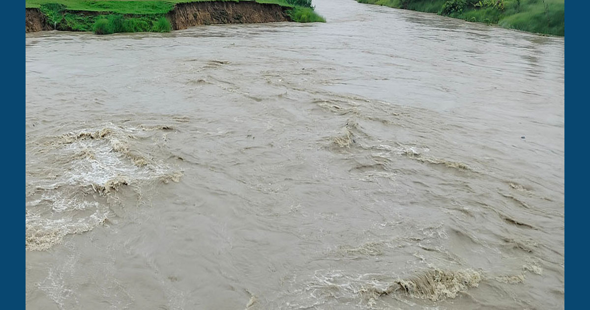 भैँसी चराउन जाँदा बाढीमा फसेका दुई महिलाको सकुशल उद्धार