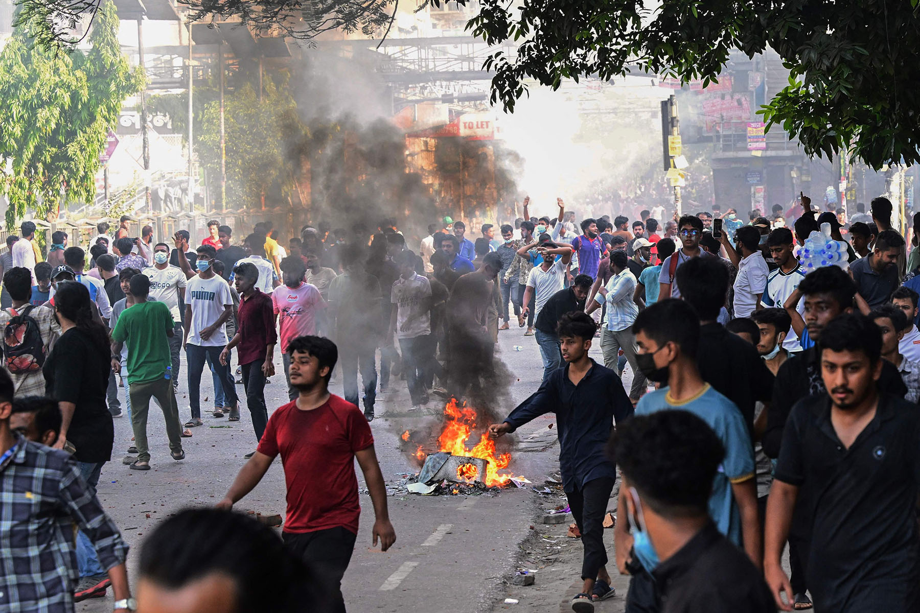 प्रधानमन्त्री हसिनाको सम्बोधनपछि बङ्गलादेशमा झन् चर्कियो प्रदर्शन, २५ को मृत्यु