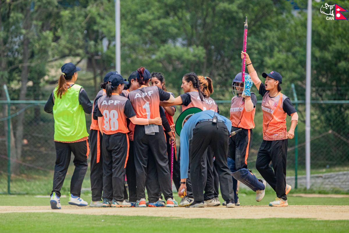 एपीएफलाई लगातार चौथो पटक ललितपुर मेयर्स महिला टी२० कपको उपाधि