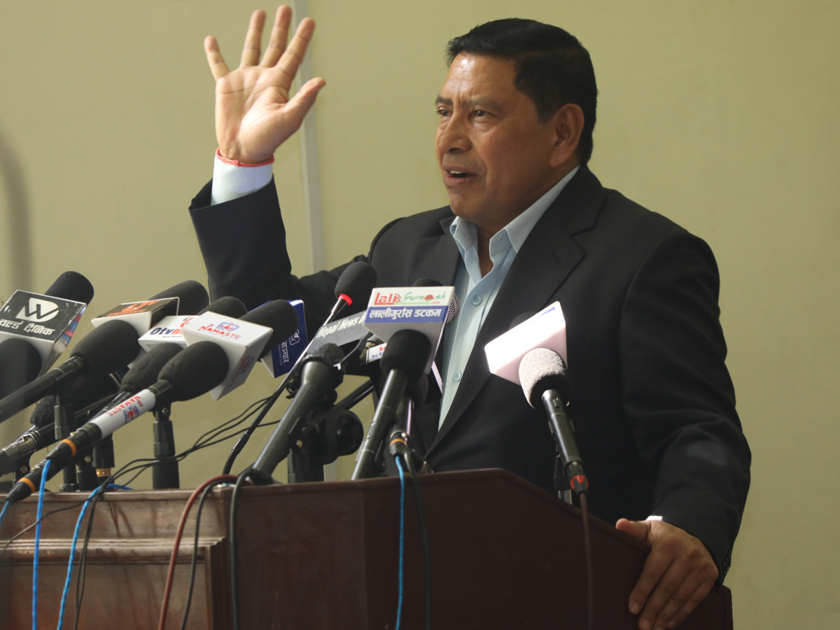 चीनमा रहेका गृहमन्त्री श्रेष्ठ अस्पताल भर्ना