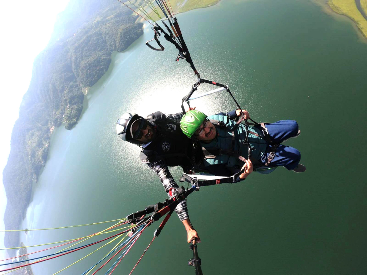 प्याराग्लाइडिङ गरेपछि परराष्ट्र मन्त्री साउदले भने— पोखराको पर्यटन व्यवसाय पूर्ववत् अवस्थामा फर्कन्छ