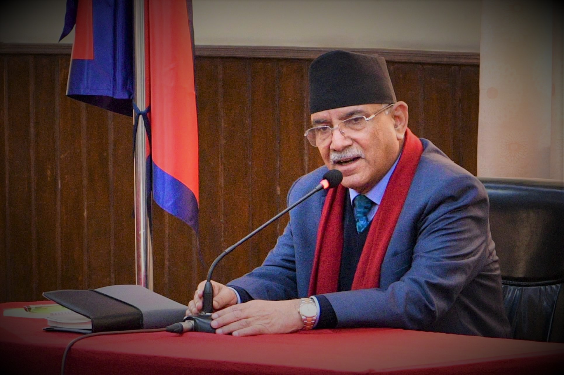 एकैकार्यकालमा आज दोस्रोपटक विश्वासको मत लिँदै प्रधानमन्त्री दाहाल