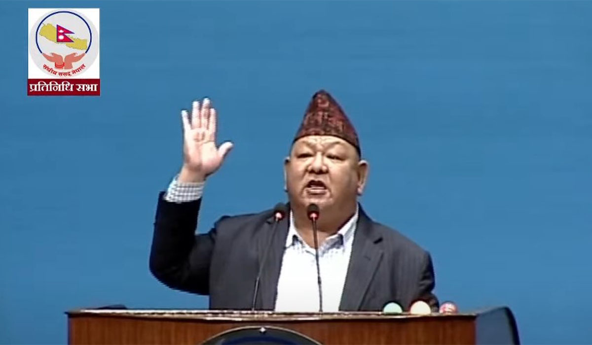 राजस्व चुहावटविरुद्ध सरकार गम्भीर नबने देश टाट पल्टिन्छ : सांसद प्रेम आले