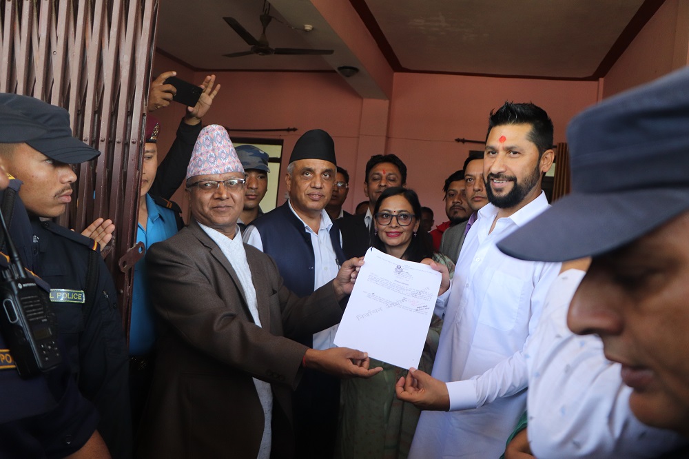 उम्मेदवारी बदर गर्न माग गर्दै रविविरुद्ध उजुरी