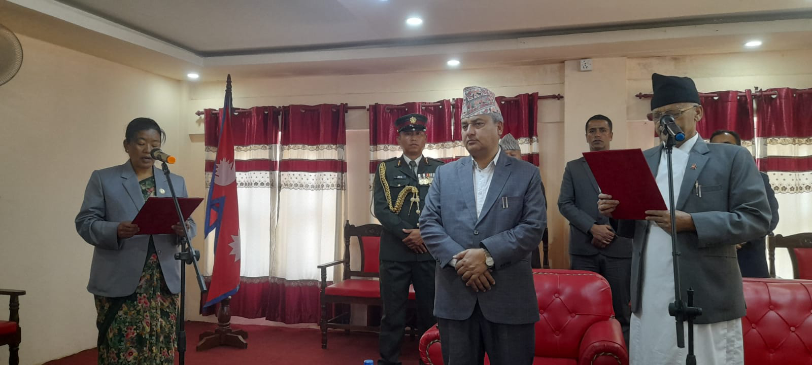 बागमती प्रदेशमा मन्त्रिपरिषद् विस्तार, रमा आलेमगरले लिइन् विनाविभागीय मन्त्रीको शपथ