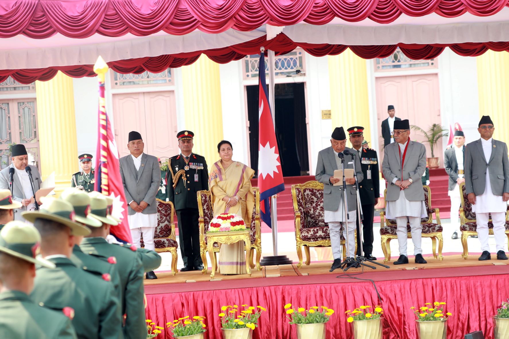 रामचन्द्र पौडेलले लिए राष्ट्रपतिको शपथ