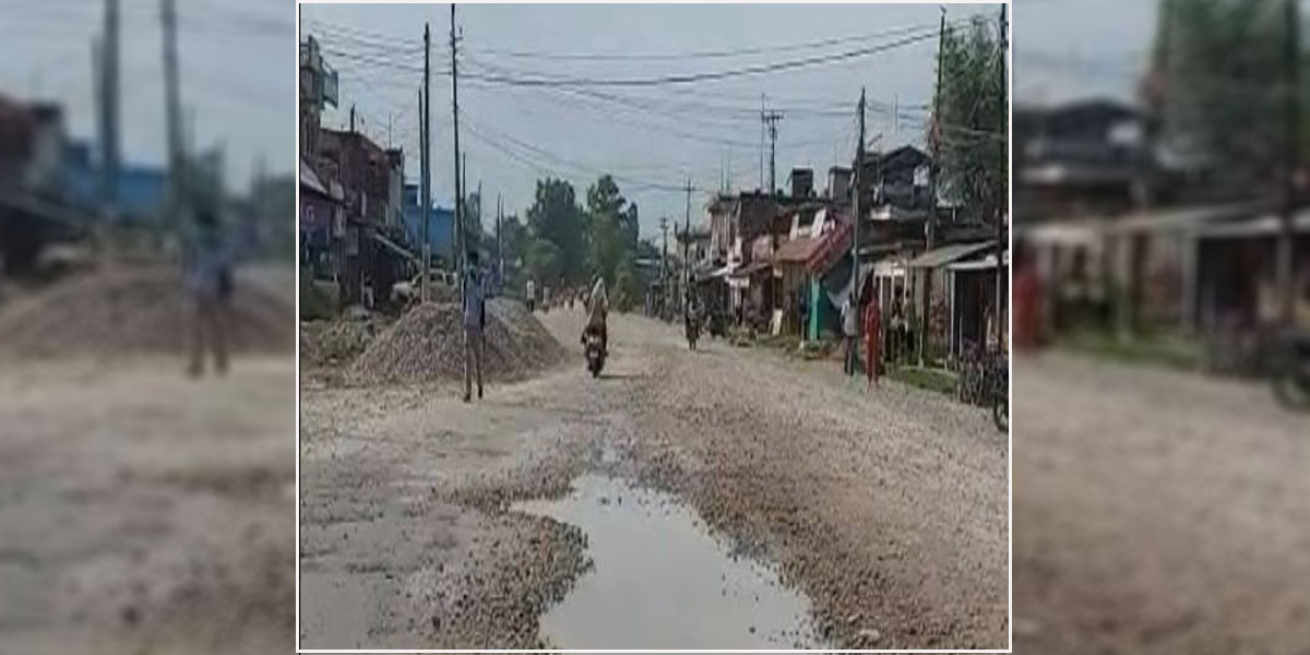 तीनपटक म्याद थप्दा पनि बनेन सडक