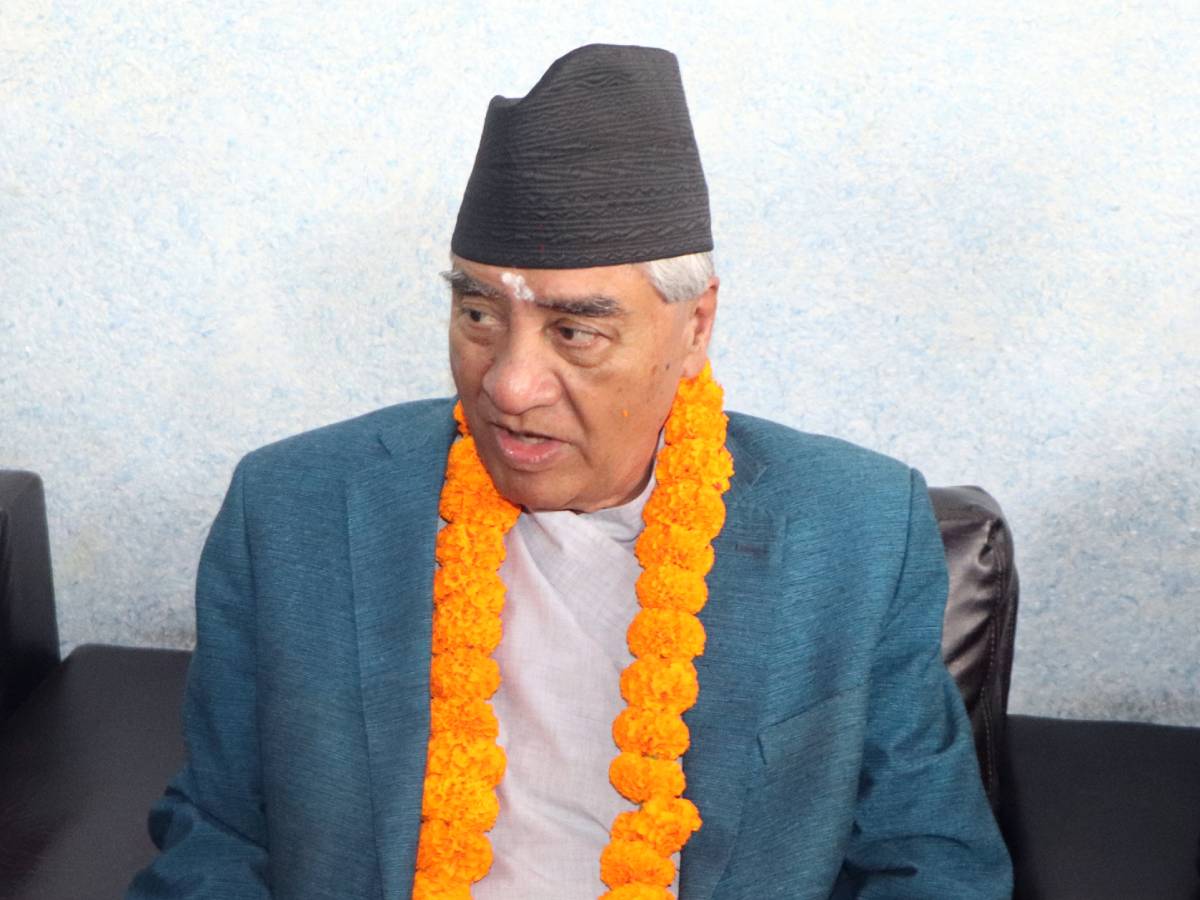 कांग्रेस एक्लै लड्नुपर्छ, बहुमत ल्याउनुपर्छ : सभापति देउवा