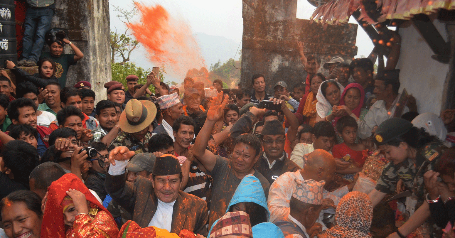 नुवाकोटमा मनाइँदै सिन्दुरे जात्रा