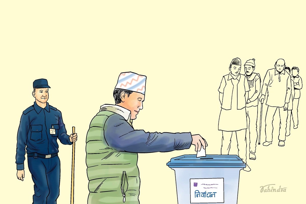 बझाङमा मतदान जारी, तीन मतदान केन्द्रको मतपेटिका हेलिकप्टरबाट ल्याइने 