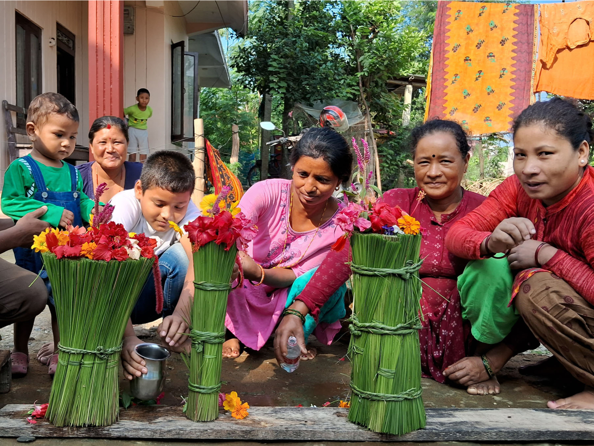 थारू समुदायले ‘यमोसा’ पर्व मनाउँदै